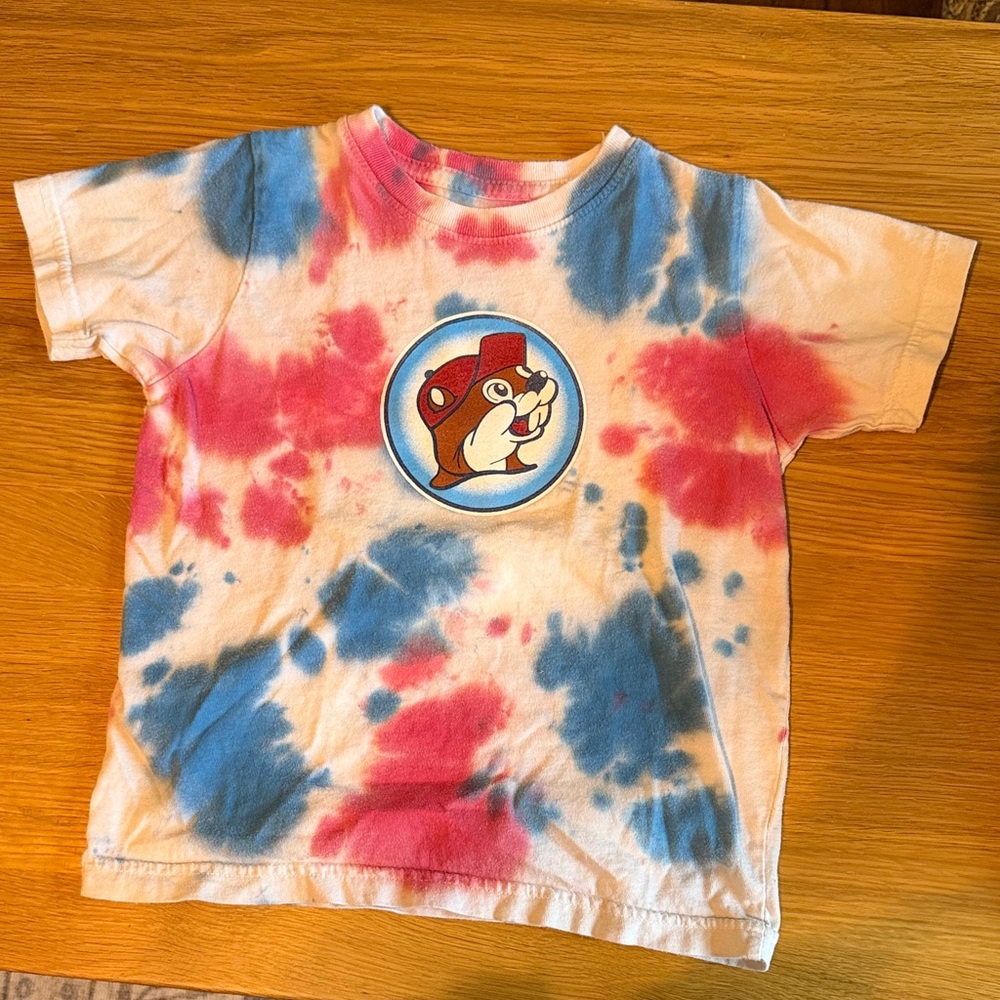 BUC-EE’S Kids Tie-Dye Graphic T-Shirt - Red & Blue